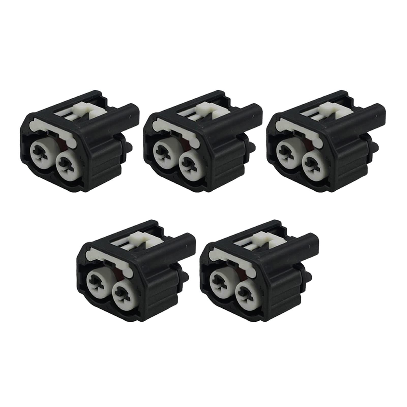 2 Pines con Conector de Conector de automóvil Impermeable con tapón Terminal DJ7026C-2.8-21 2P (Size : 10 Sets)