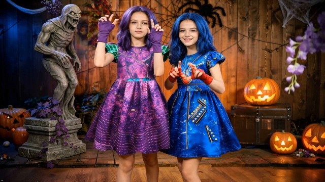 Vestido de princesa rojo para niña miniatura 6