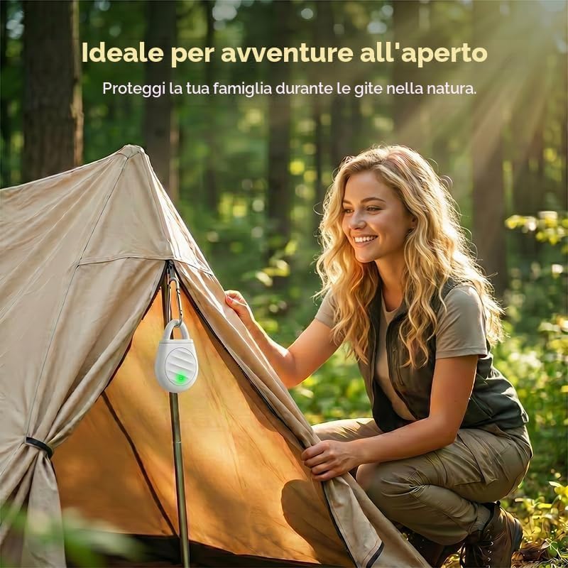 Portachiavi Repellente Per Uccelli A Ultrasuoni Portatile, 3 PC