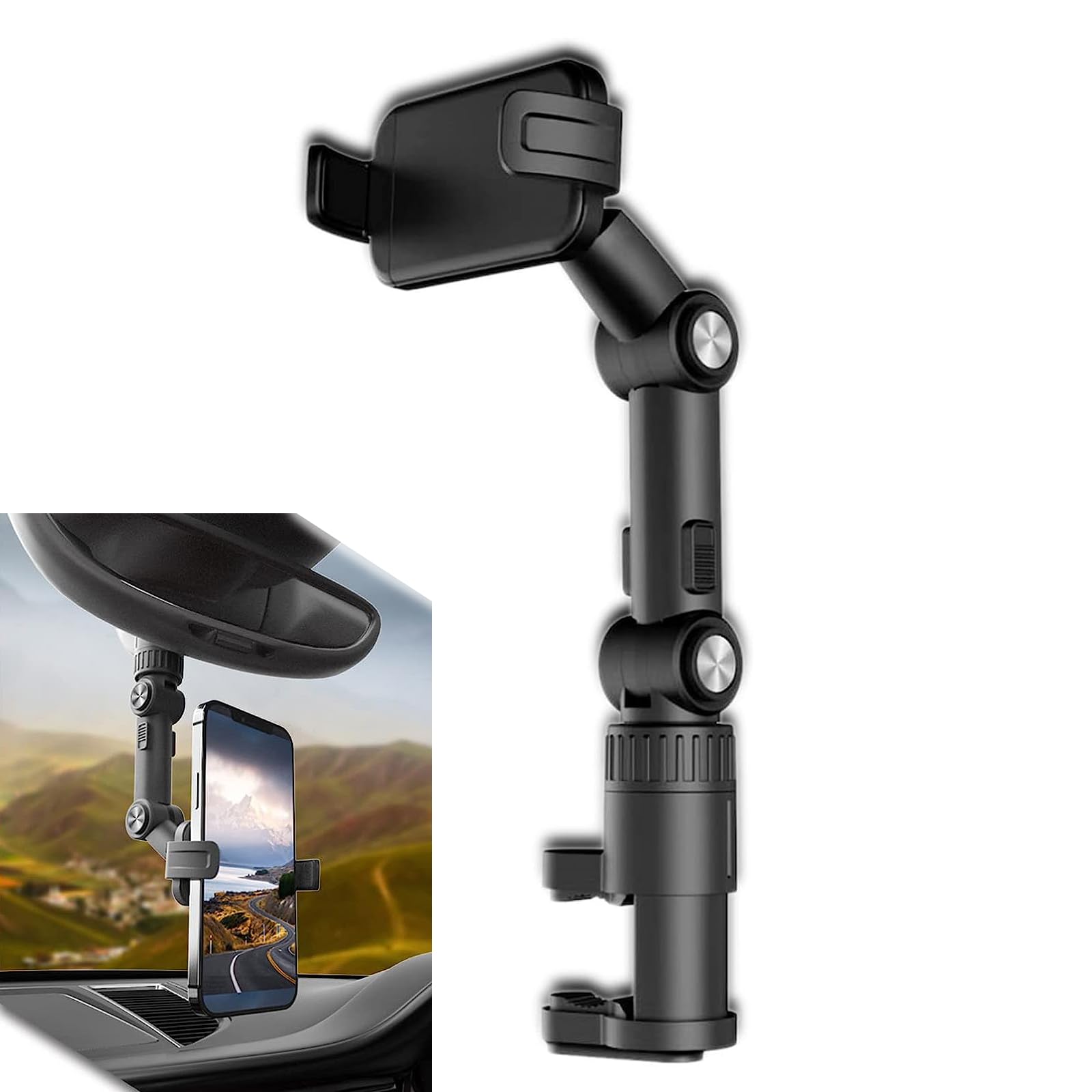 Photo 1 of ZKFAR 1 PC Car Phone Holder (Black)