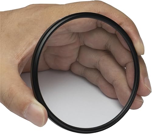 Filtro de lente de cámara con protección UV de 2.638 in, filtro de lente de cámara ultrafino de 2.638 in, hecho de marco de aleación de aluminio,