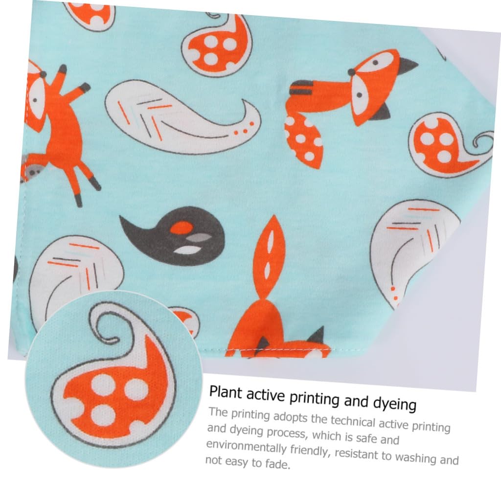 Toyvian 15 Piezas Bufanda Impermeable Fular Pañuelos Toallas De Saliva Bufandas Triangulares Infantiles Niño Triángulo Babero