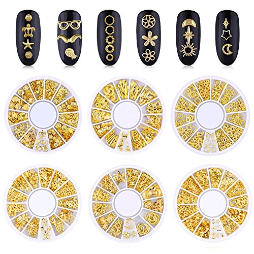 14 box chiodi in metallo chiodi punk stella luna