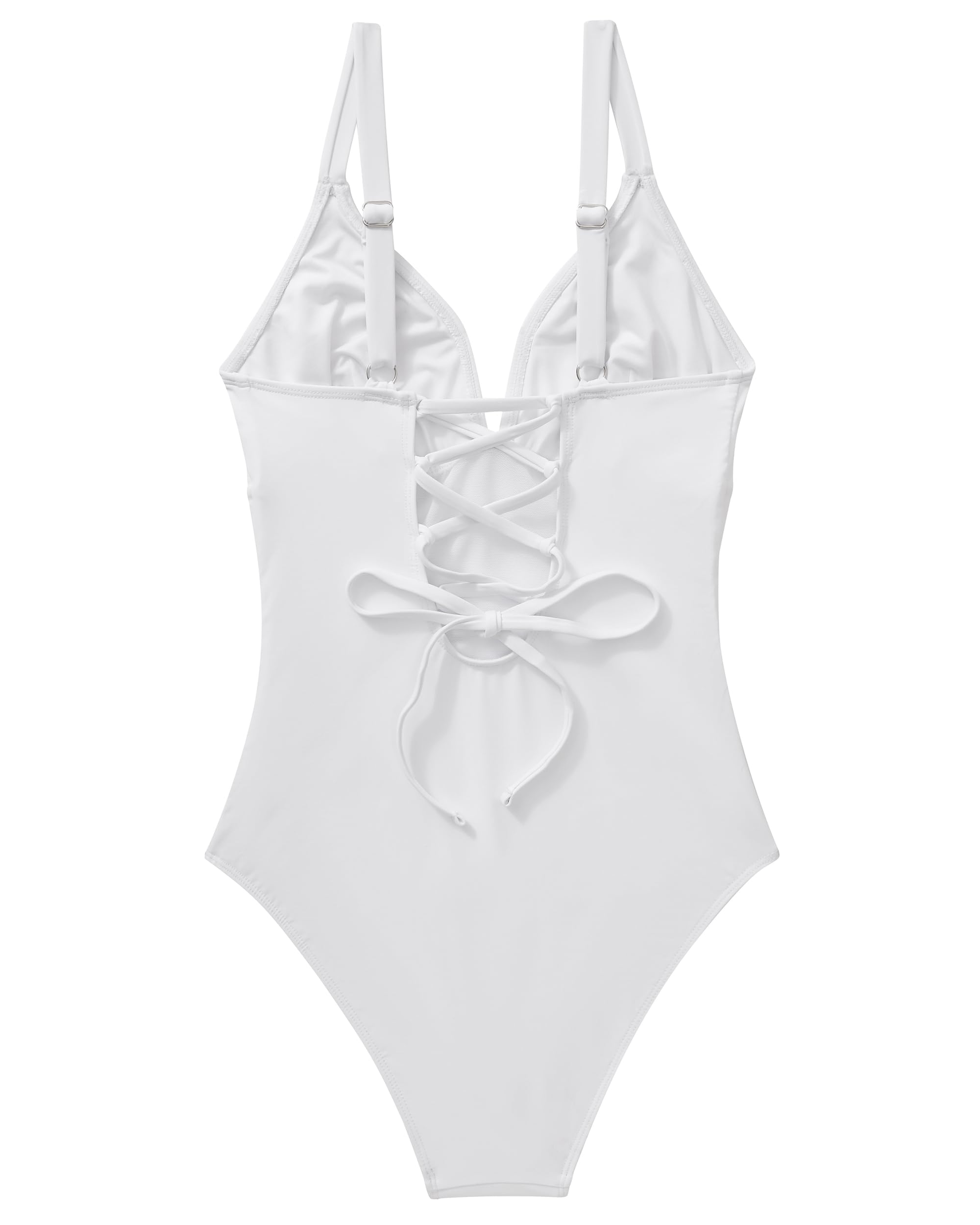 RXRXCOCO Costume da bagno sexy da donna, con scollo a V, stile snellente, senza schiena, elegante costume da bagno