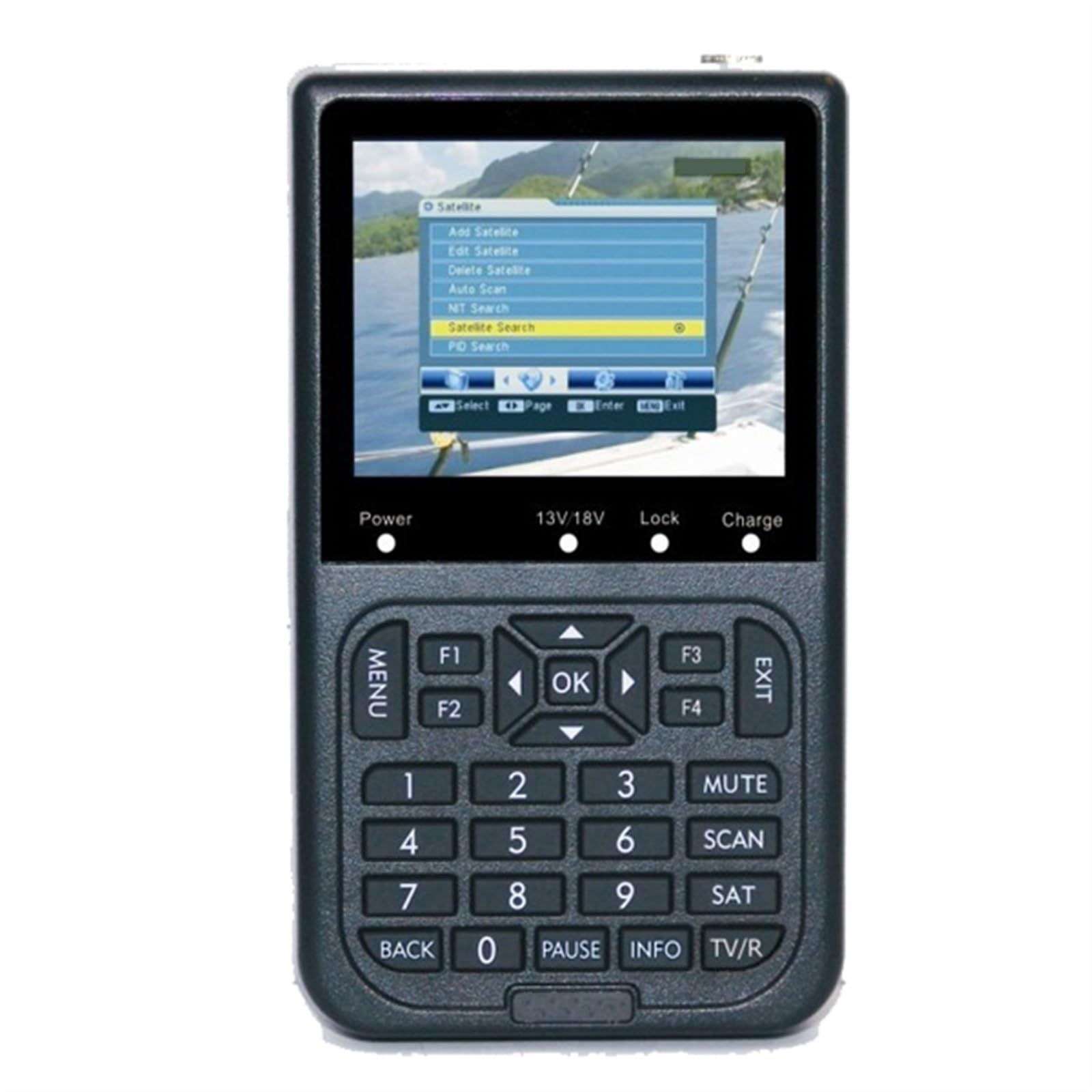 Buscador De Señal Digital Pantalla LCD 3,5" Medidor Satélite con Receptor DVB-S FTA AnáLisis RáPido