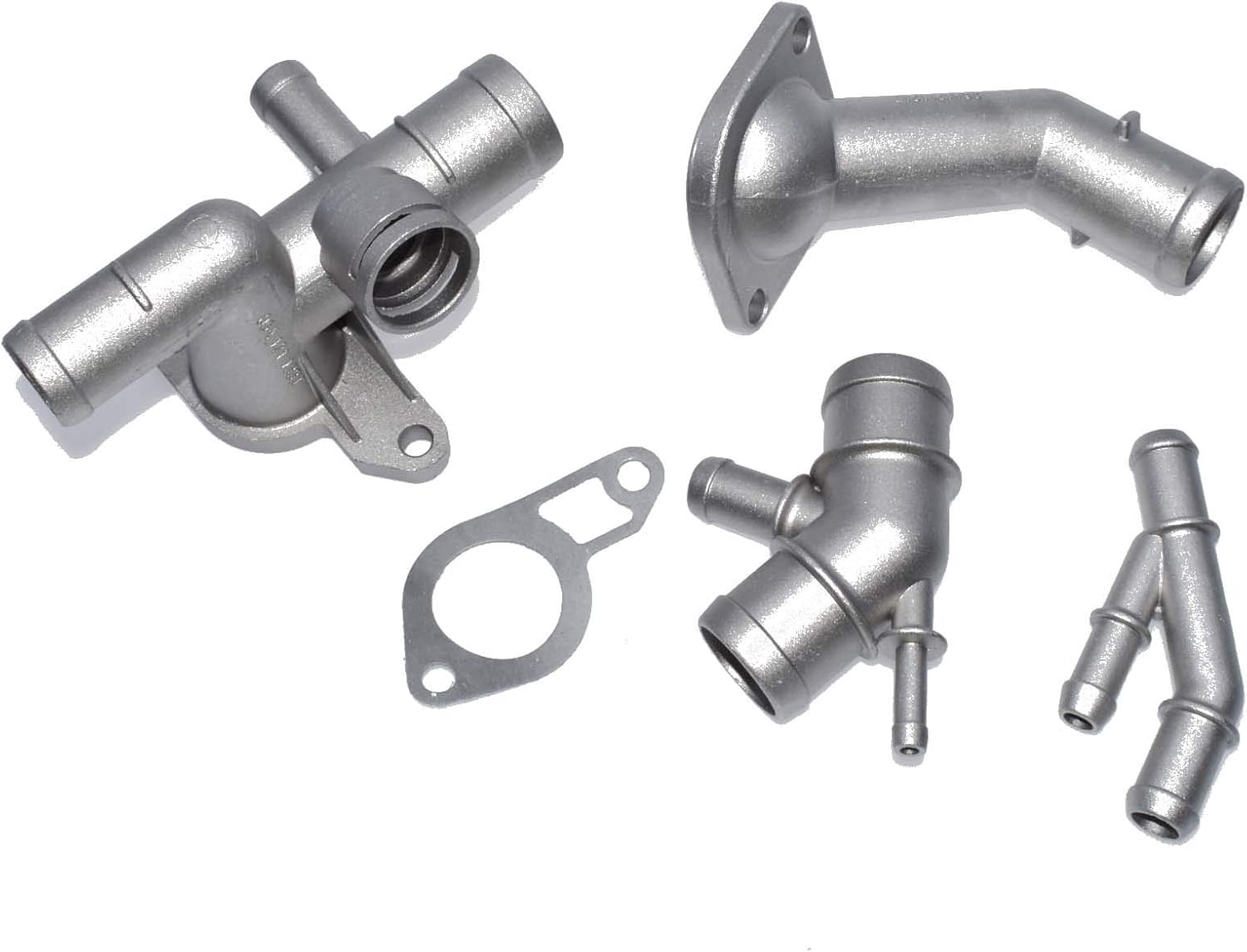 Aluminium Engine Cooling Coolant Flange Hose Kit For VW Golf Jetta Audi A3  TT