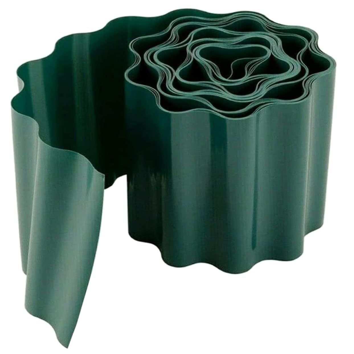 BESTonZON Recinzione da Ondulata in Plastica Bordura per Aiuole e Flessibile e Riutilizzabile per Decorazioni Esterni Partizione Cortile Naturale e Resistente