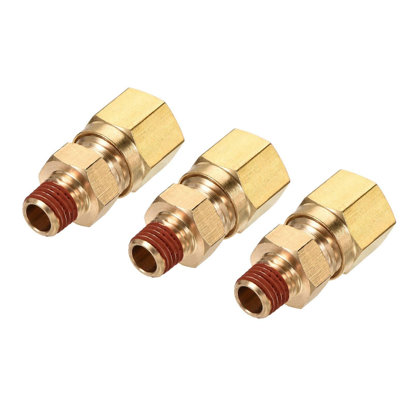 Tool parts Brass Compression Tube Fitting 1/16NPT x 1/4