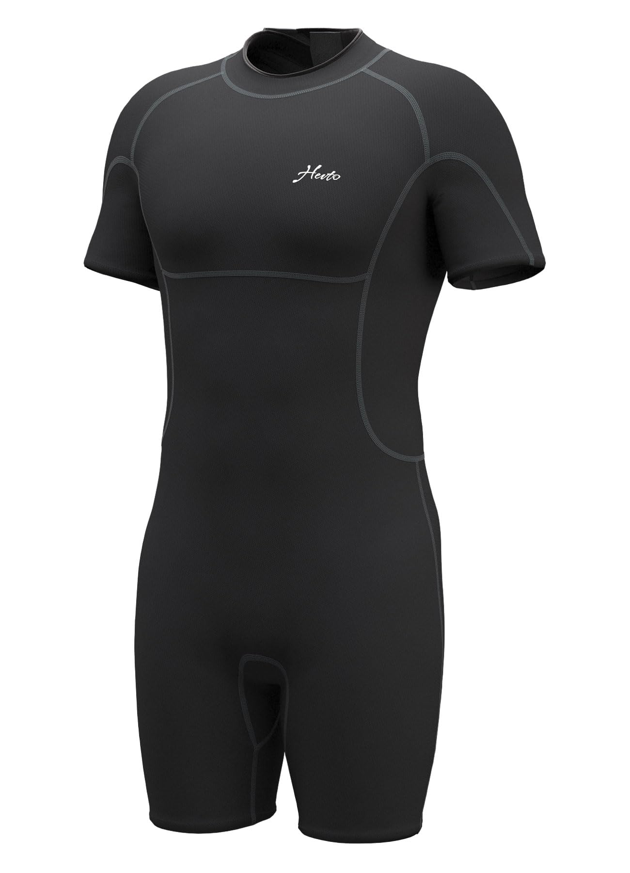Hevto Men Wetsuit Shorty 2mm Neoprene Short Wet Suit for Surfing Diving Swimming Snorkeling Paddle Boarding