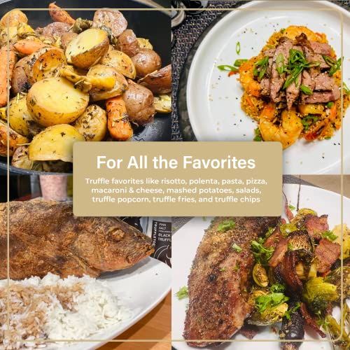 Truffletopia | Pink Himalayan Salt And Black Truffle Grinder With Real Truffles | Flavorful Gourmet Seasoning | Vegan, Gluten Free, Keto, No Calories | 3.17 Oz (Pack Of 2) #TOP5