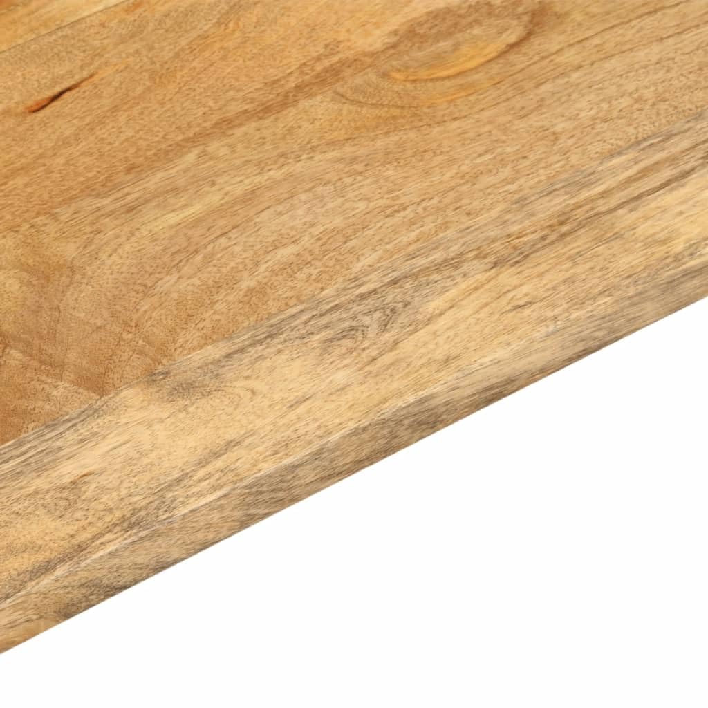 vidaXL Piano per Tavolo 140x40x2,5cm Rettangolare Legno Massello Mango