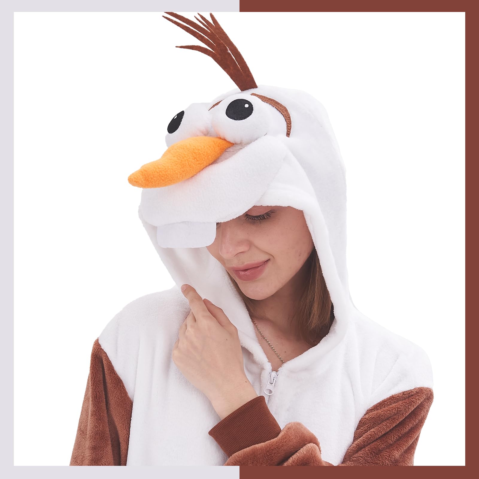GONAAP - Pijama unisex para adultos, disfraz de animal de una pieza