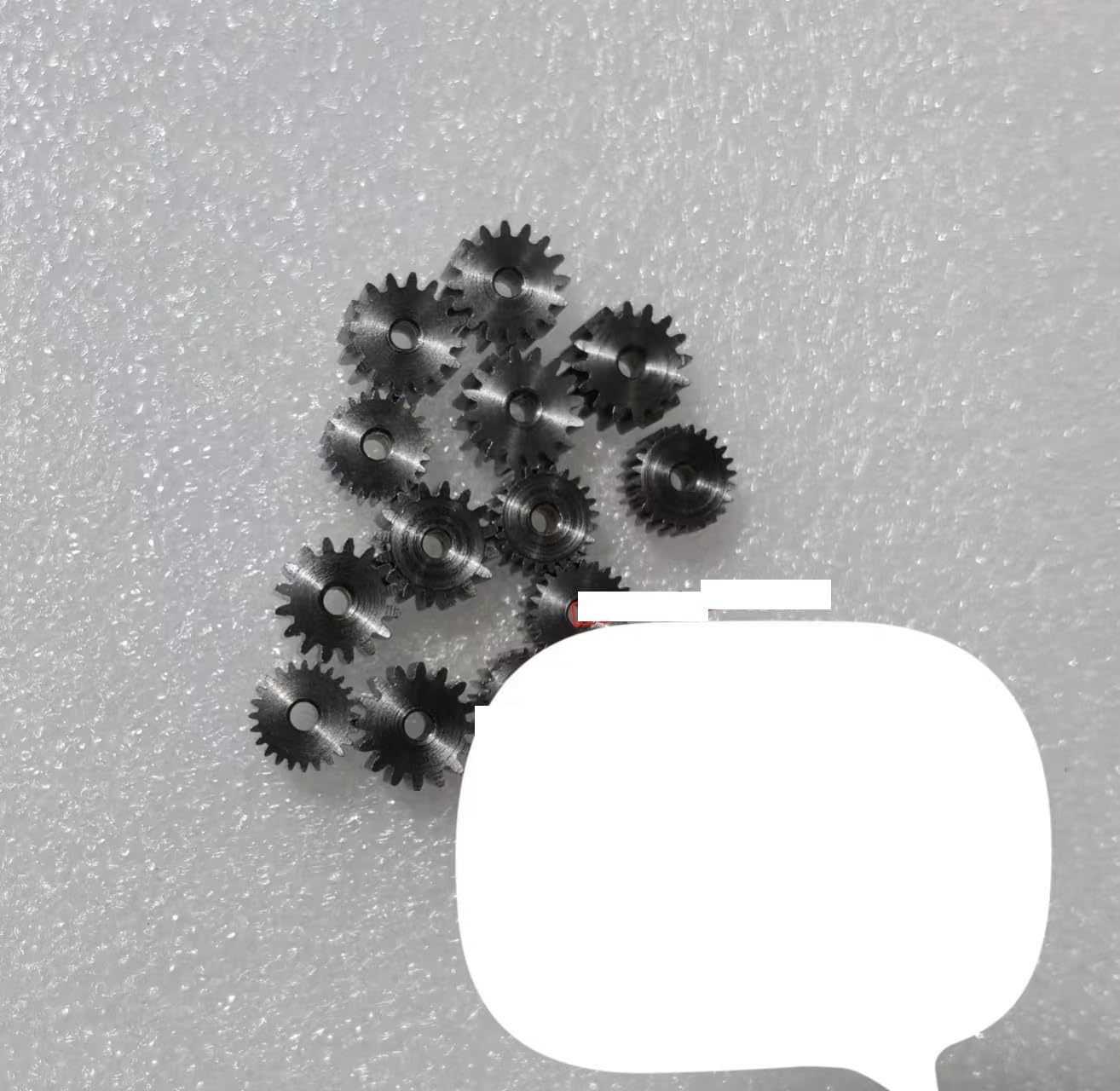 HSMQUBDBX Gear 0.3-M Modulus 29T Teeth Steel Metal Gear Transimission for 1.5mm/2mm Electronic Starter Shaft Hole
