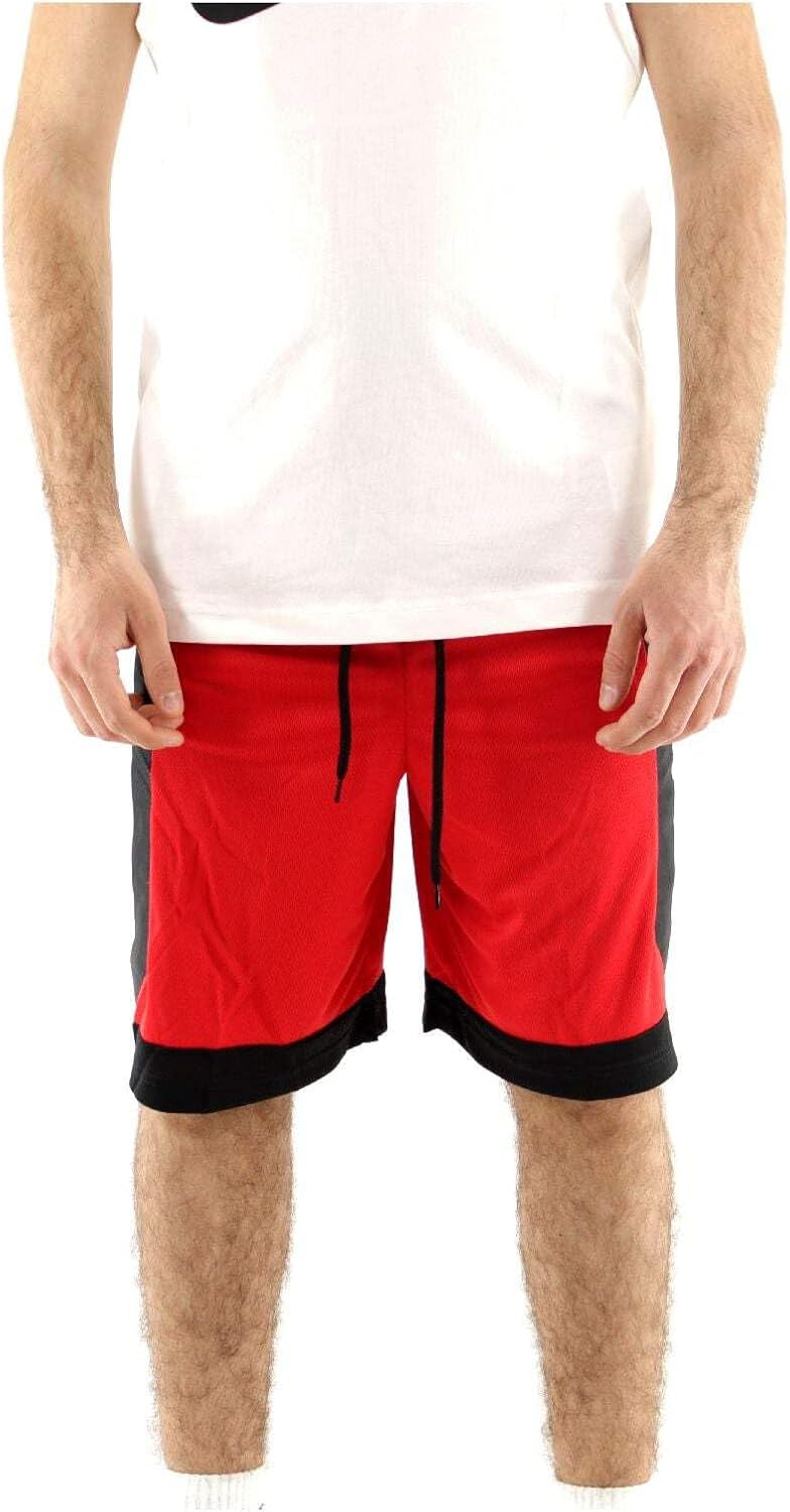 Nike mens Dri-FIT Elite Basketball Shorts, University Red/Black-black, X-Large