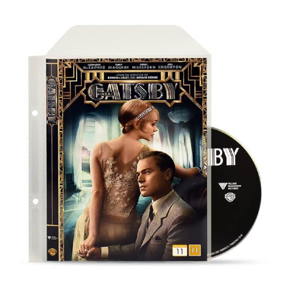 3L Buste per DVD con fori per raccoglitore, confezione da 200 – 2 confezioni da 100