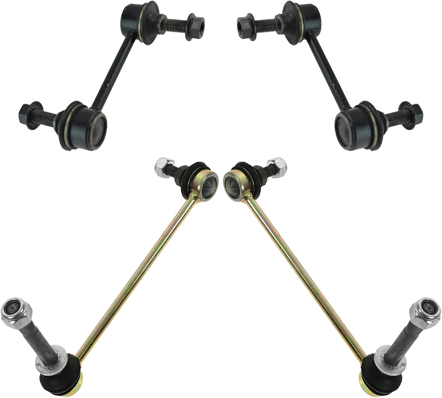 TRQ Front & Rear Sway Bar Stabilizer Link Set Compatible with 1999-2005 Porsche 911