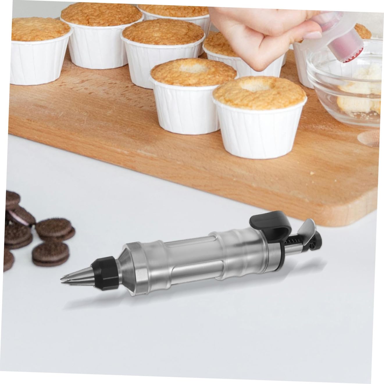 Zerodeko Équipement De Pâtisserie Outil De Décoration De Gâteaux Acier Inoxydable Facile À Nettoyer Gâteaux Et Biscuits