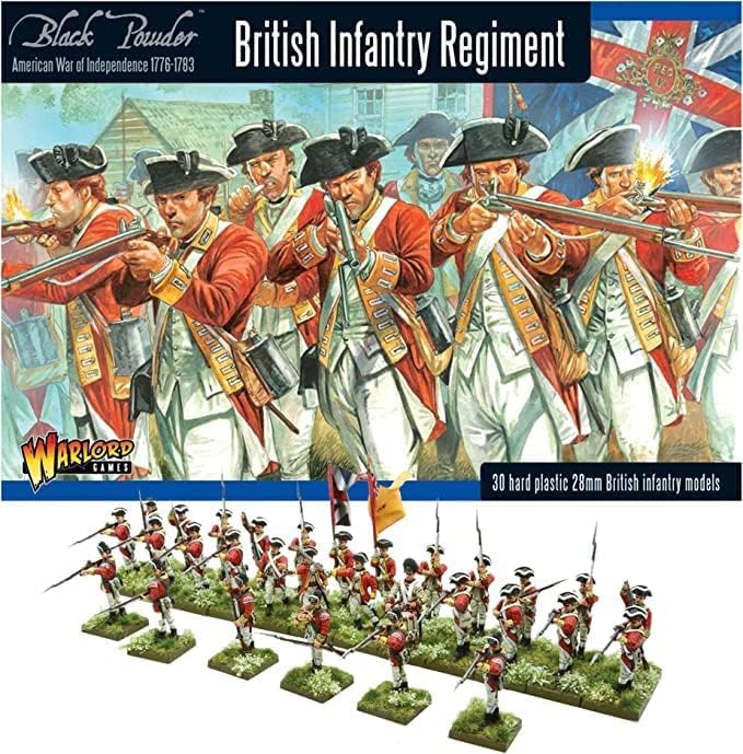 Miniatura 2 de Wargames Delivered - Warlord Games Waterloo - Black Powder 2 edición 1.102 in Miniaturas Starter Set -122 Infantería, 12 Caballería, 1 Máquina de