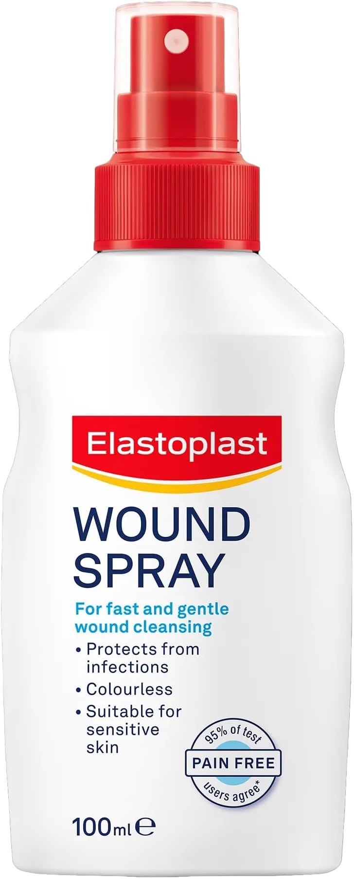 Elastoplast Wound Spray for Fast and Pain Free Wound Cleansing, 100ml