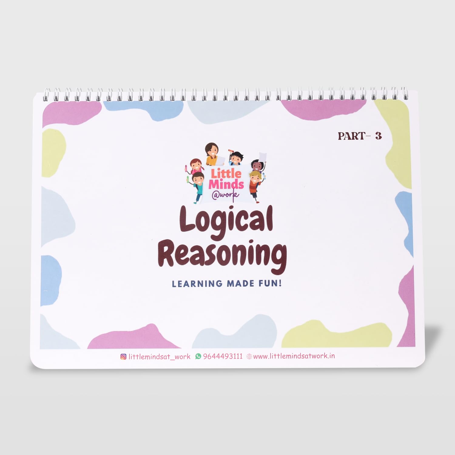 Little Minds at Work Activity Binder for Kids Logical Reasoning Edition 3 | Suitable for Ages 4+ | Puzzles, Patterns, Problem-Solving | Fun Learning| Toddler Busy Binder | Busy Book | Quite Book | 4