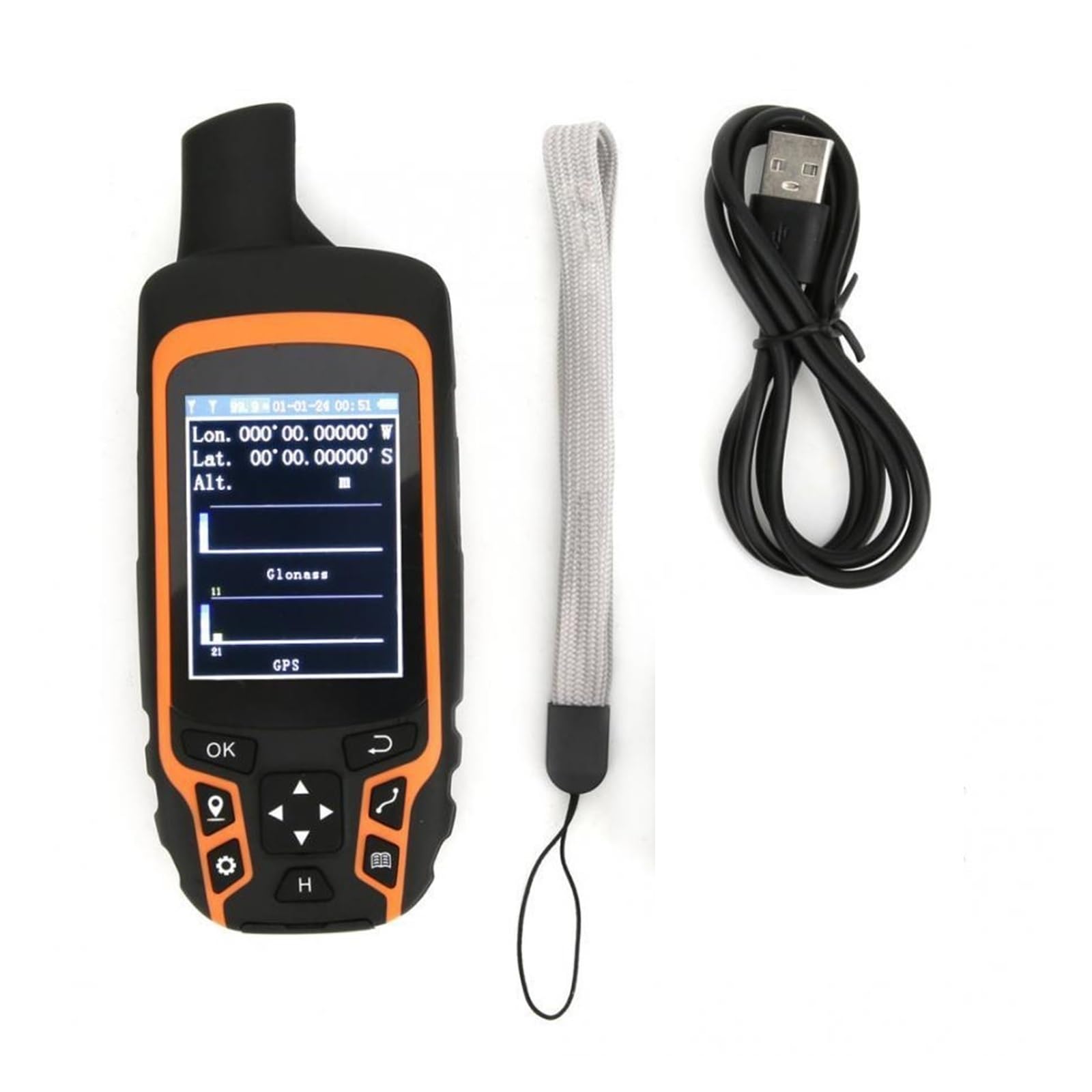 ZL-166 Medidor de área de pista de navegación GPS digital TFT Medidor de tierra GPS de mano Herramienta de medición de área de pantalla LCD