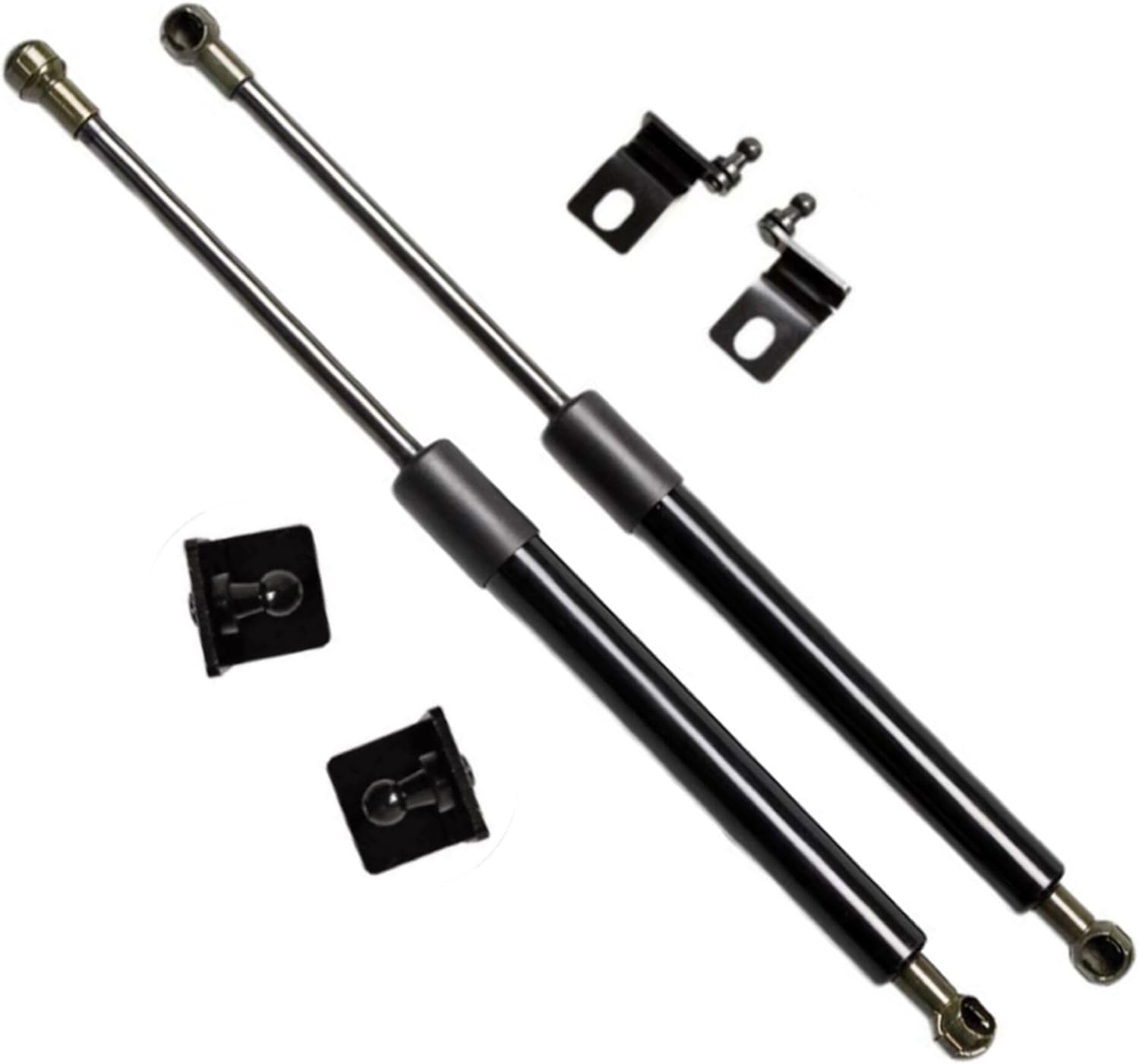 TSUBASA Lift Supports for Nissan Navara D21 1985-1997 Front Hood Bonnet Modify Gas Struts Cylinders Shock Dampers Spring Prop Rod Bar 2PCS (Normal Black)