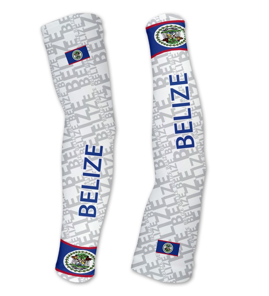 ScudoPro Belize Compression Arm Sleeves UV Protection Unisex - Walking - Cycling - Running - Golf - Baseball - Basketball