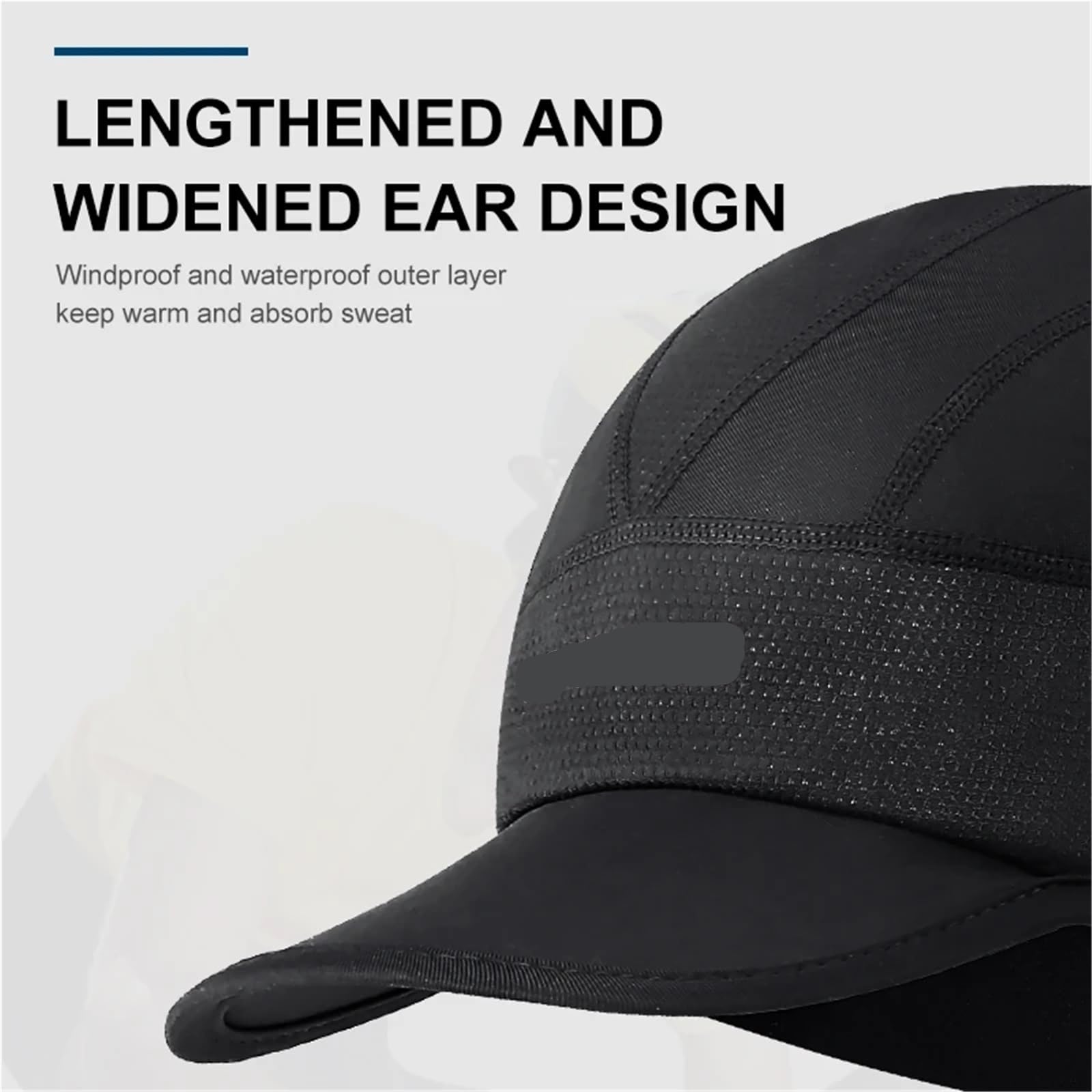 Berretto da sci termico con cappuccio ciclismo logo riflettente Fodera calda for casco neve for esterni Corsa pesca Escursionismo Cappello golf Per Il Ciclismo