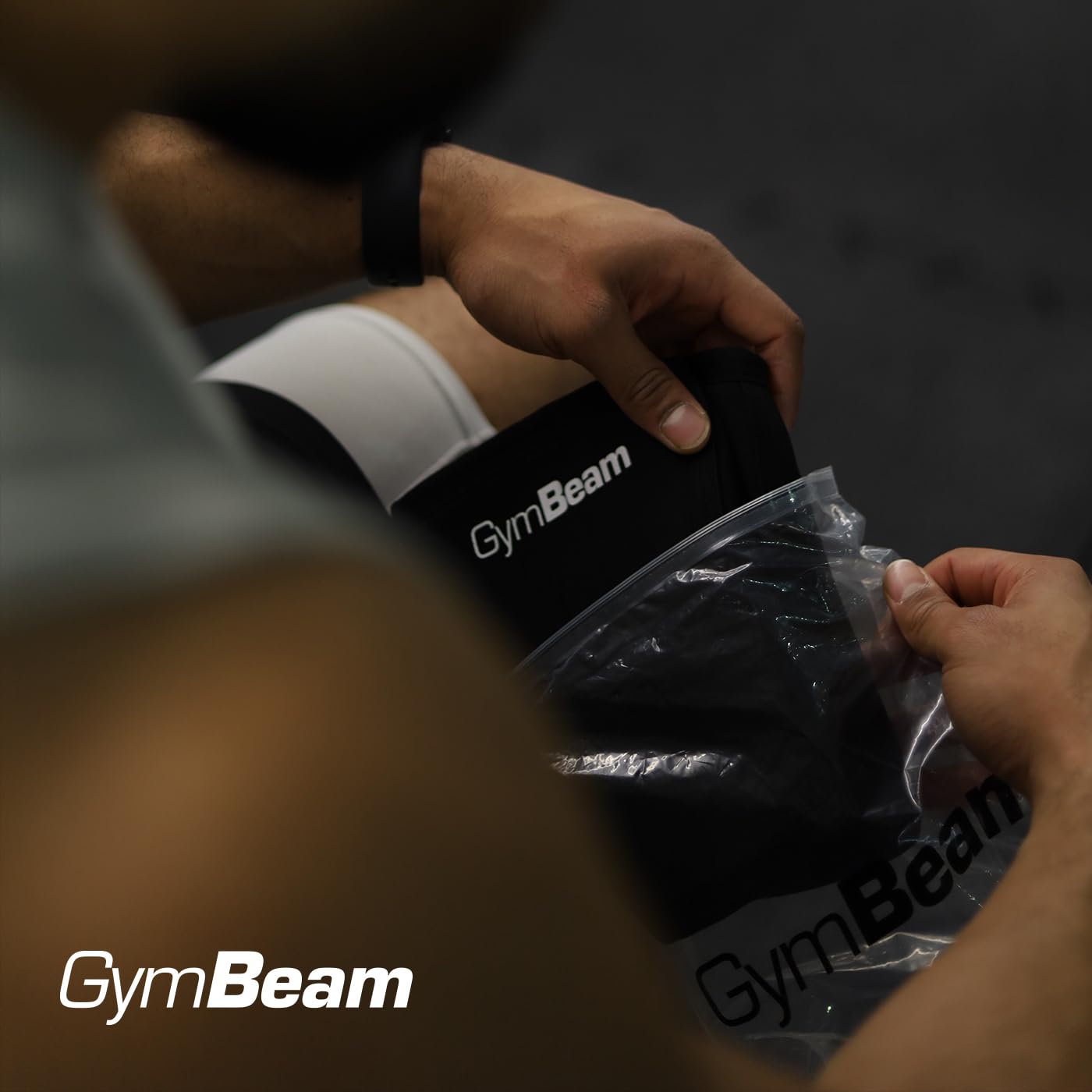 GymBeam Ginocchiera In Neoprene Da 7mm - Supporto Per Ginocchio Per Sport E Post-Operatoria, Confezione Da 2, Regolabile E Traspirante - 2