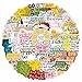 Dacitiery 100 adesivi motivazionali per computer portatile, per adolescenti e studenti, adesivi impermeabili ispiratori per scrapbooking, diario, bottiglie d'acqua, bagagli, 100 pezzi
