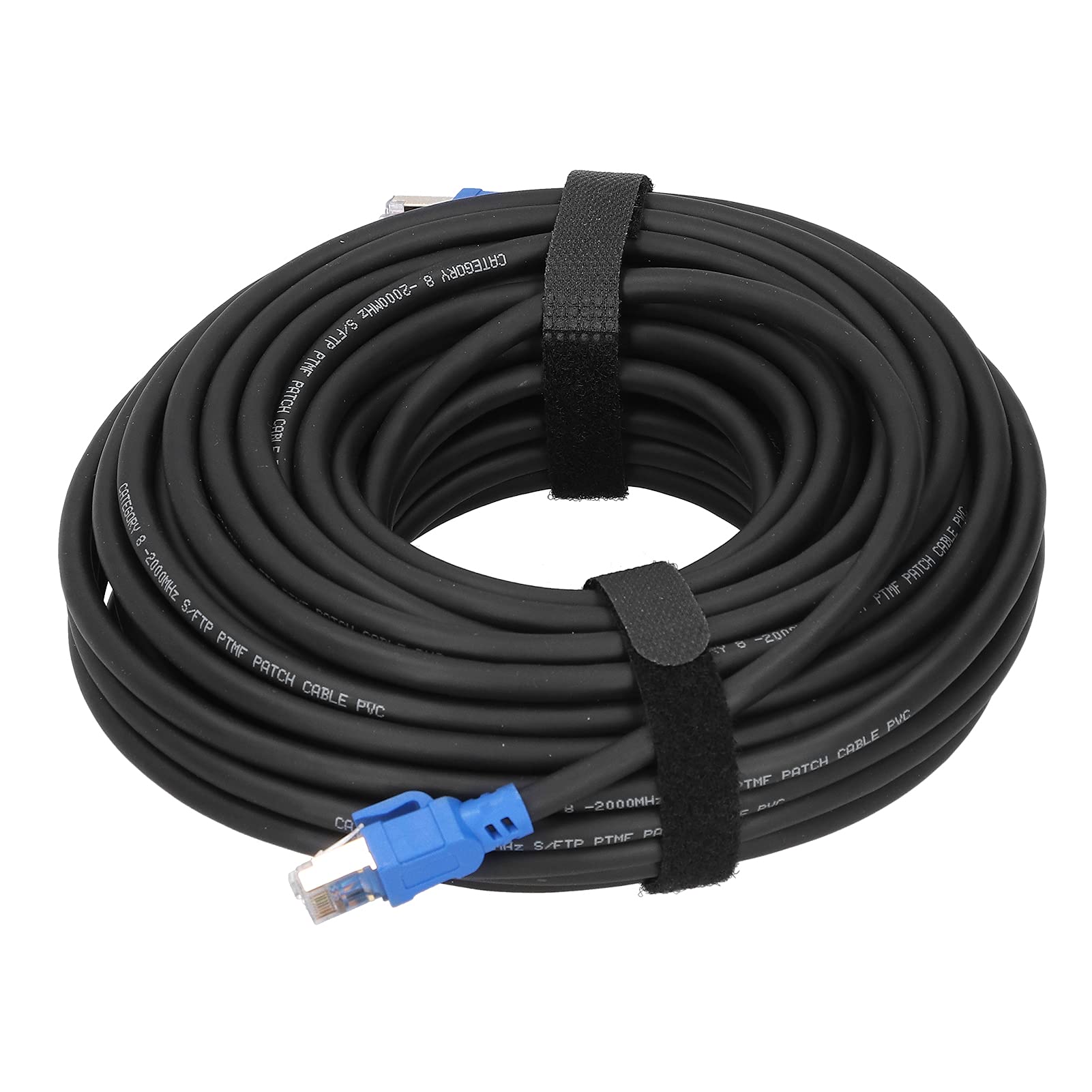 Jectse Cavo Ethernet Cat8, Cavo di Rete LAN Ad Alta velocità da 40 Gbps 2000 MHz, con Connettore RJ45 Placcato in Oro e Doppino Intrecciato Schermato per Router Modem Console di Gioco PC (20m)