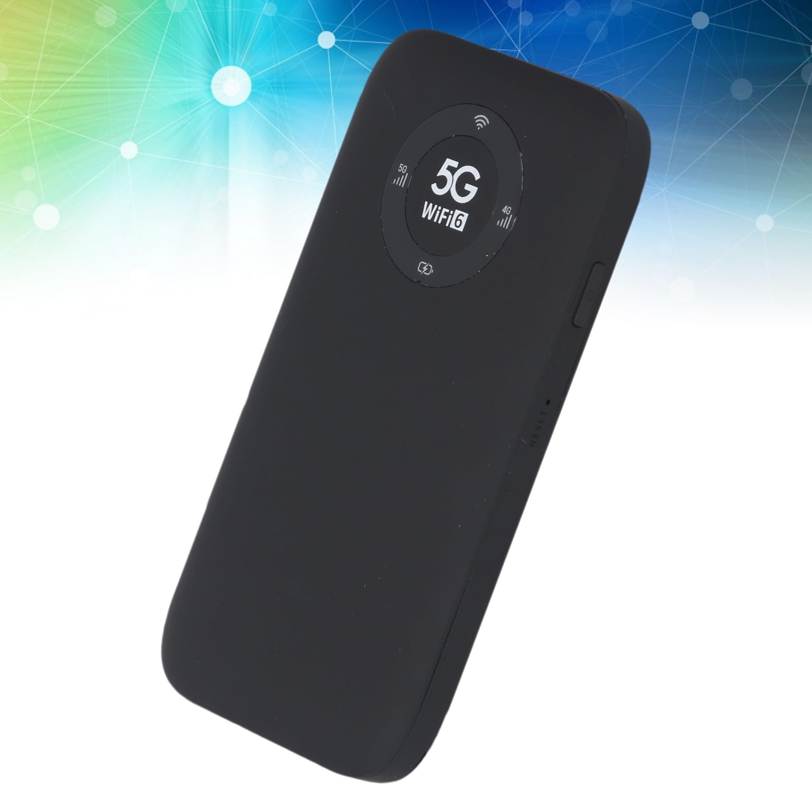 Fabater Hotspot Mobile 5G WiFi 6 Potente Router Wireless per Viaggi Supporta 16 Dispositivi Batteria da 7100 MAh (BLACK)