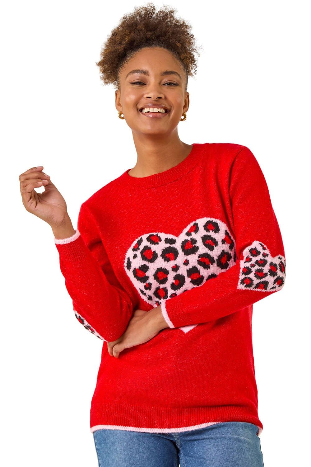 Roman Originals Thick Jumper for Women UK - Ladies Winter Autumn Smart Casual Knit Knitted Knitwear Pull-On Round Crew Neck Long Sleeve Work Office Dinner Party