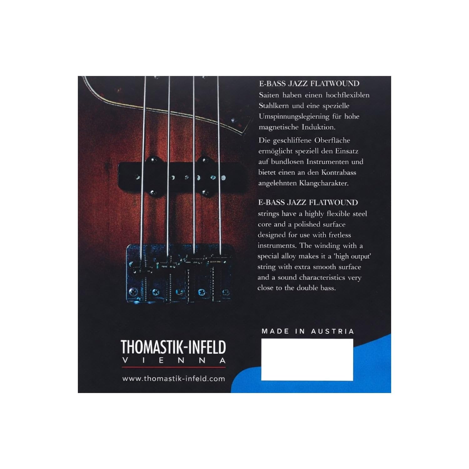 Amazon | フラットワウンド JAZZ エレキベース弦 Thomastik JF344