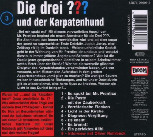 Die drei Fragezeichen - Folge 3: und der Karpatenhund
