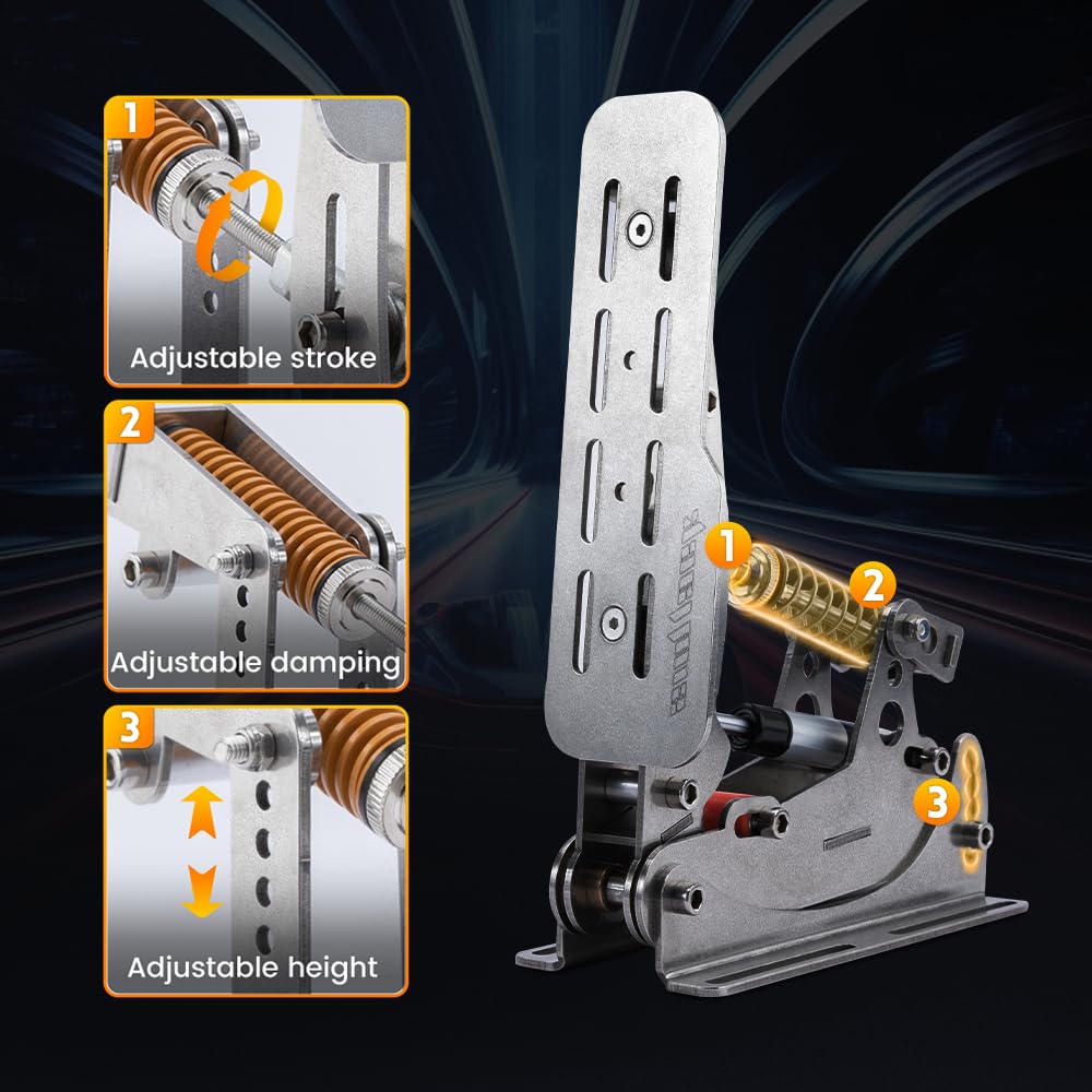 SIM JACK 油圧ペダル 最上位モデル PRO-P3-H3-DB SIM JACK 油圧ペダル 最上位モデル PRO-P3-H3-DB