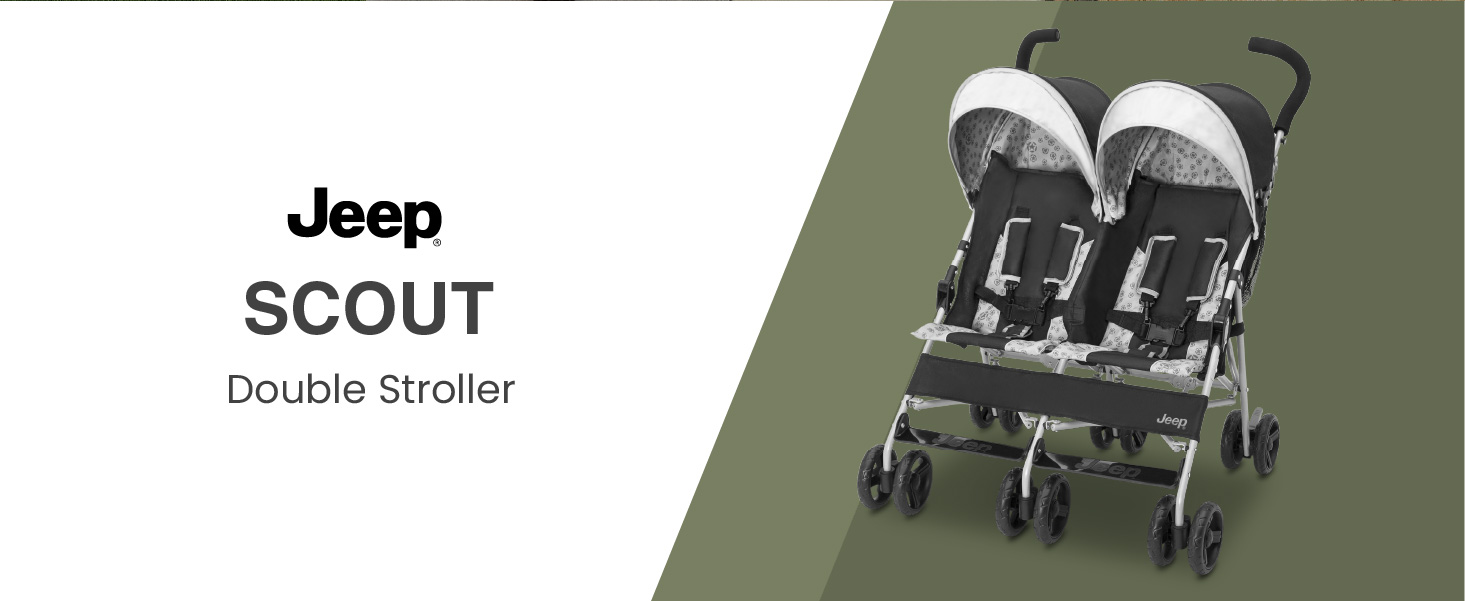 Amazon.com: Jeep Scout Double Stroller, Charcoal Galaxy : Everything Else