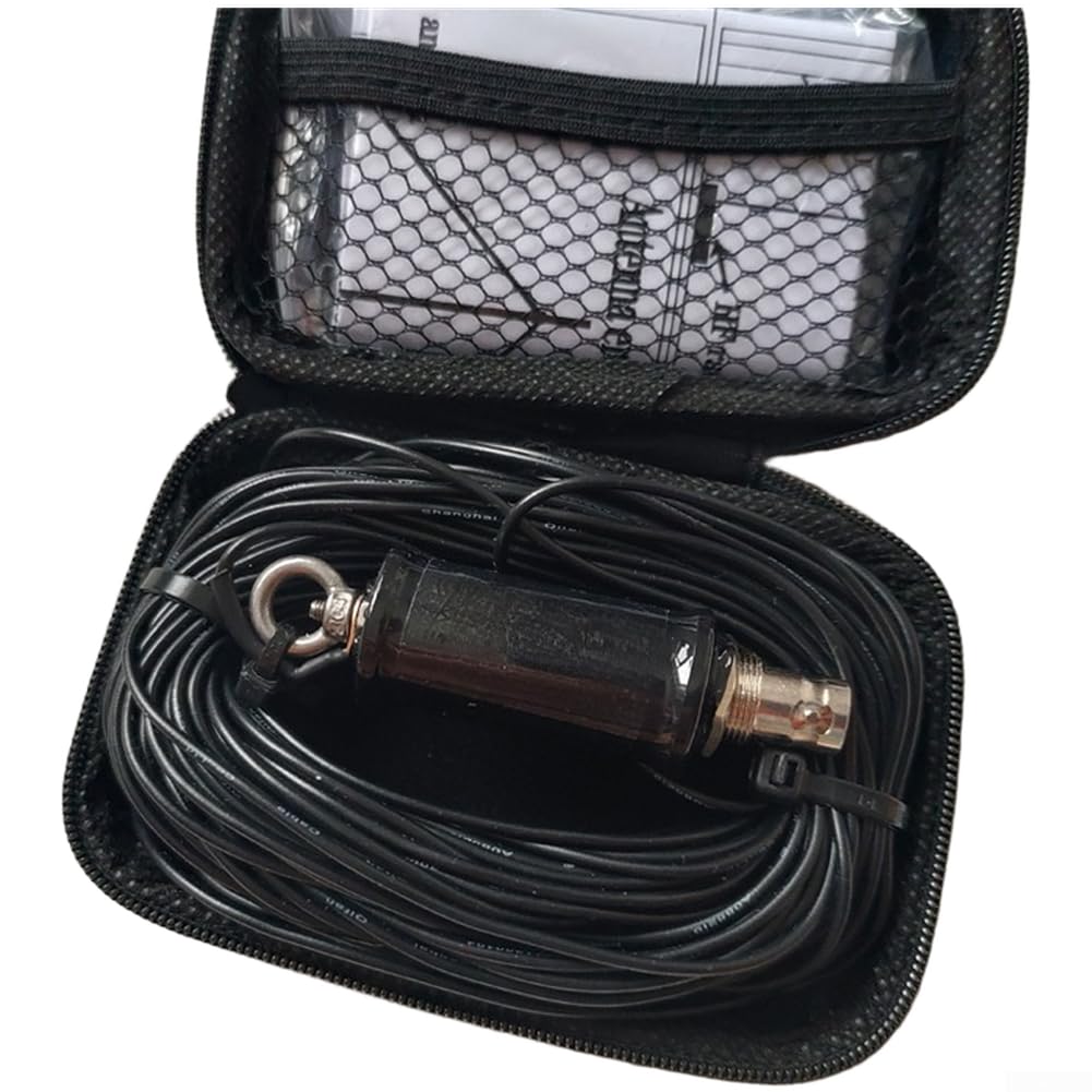 Antenna radio portatile compatta HF a onde corte da 1 a 30 MHz, con anello magnetico importato, custodia impermeabile per comunicazioni, peso 250 g (qrp15)