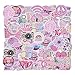 QIMMU Graffiti Autocollants Rose,Cute Rose Autocollant Stickers pour Bouteilles d'eau,Autocollants Stickers pour Planche Bà roulettes Bagages Motos IPhone MacBook 106PCS