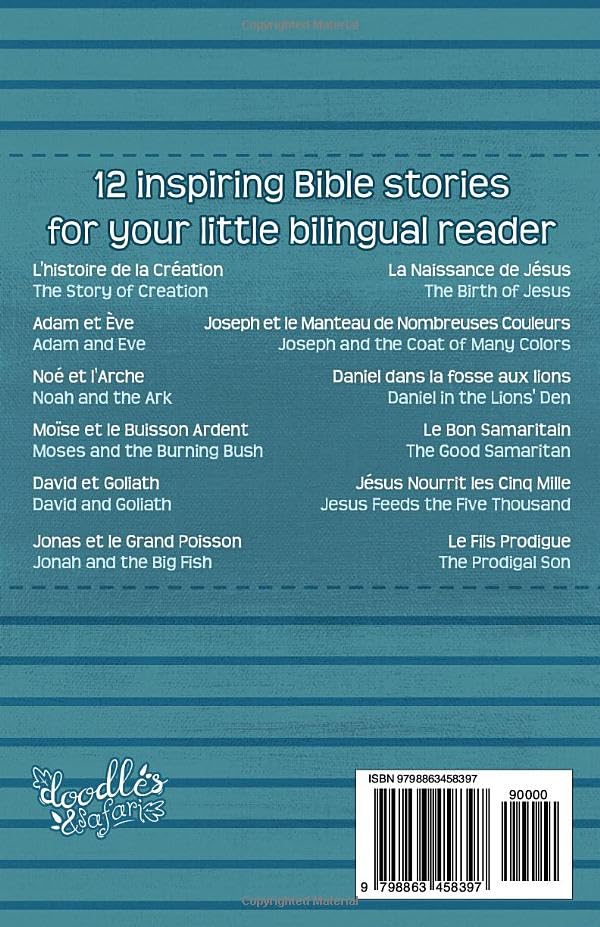 12 French Bible Stories for Kids: Short Story Books in French and English Ages 3+ | Biblical Bilingual Stories about Jesus for Children and Toddlers (French Books for Kids) - Image 2