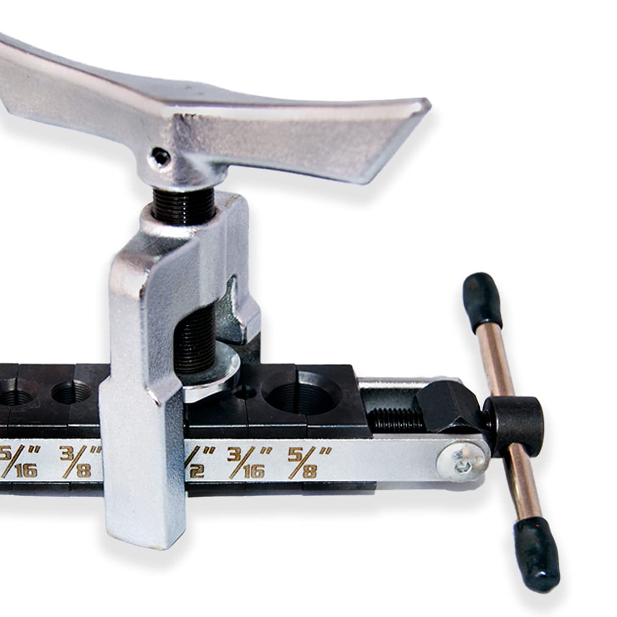 GOLDMAN SERVICE Abocardador excéntrico de Tubos para Aire Acondicionado y calefacción. Abocinador expansor de fontanería para tubería de Cobre. 3/16" hasta 5/8".