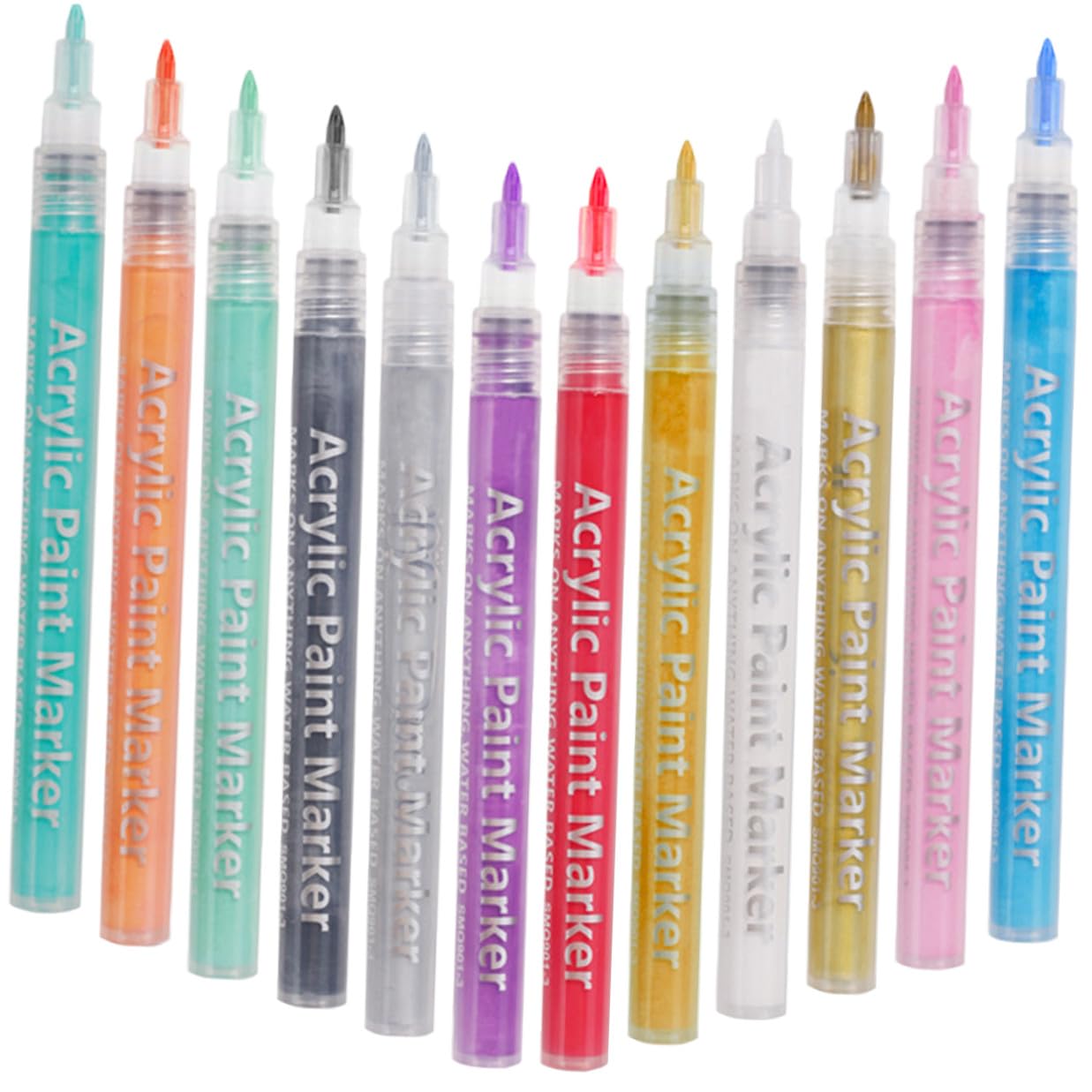 LIFKOME 12pcs Nail Art Drawing Pens Fine Tip Manicure DIY Tool for Delicate Nail Designs Portable Compact Graffiti Markers for Creative Home Salon Use