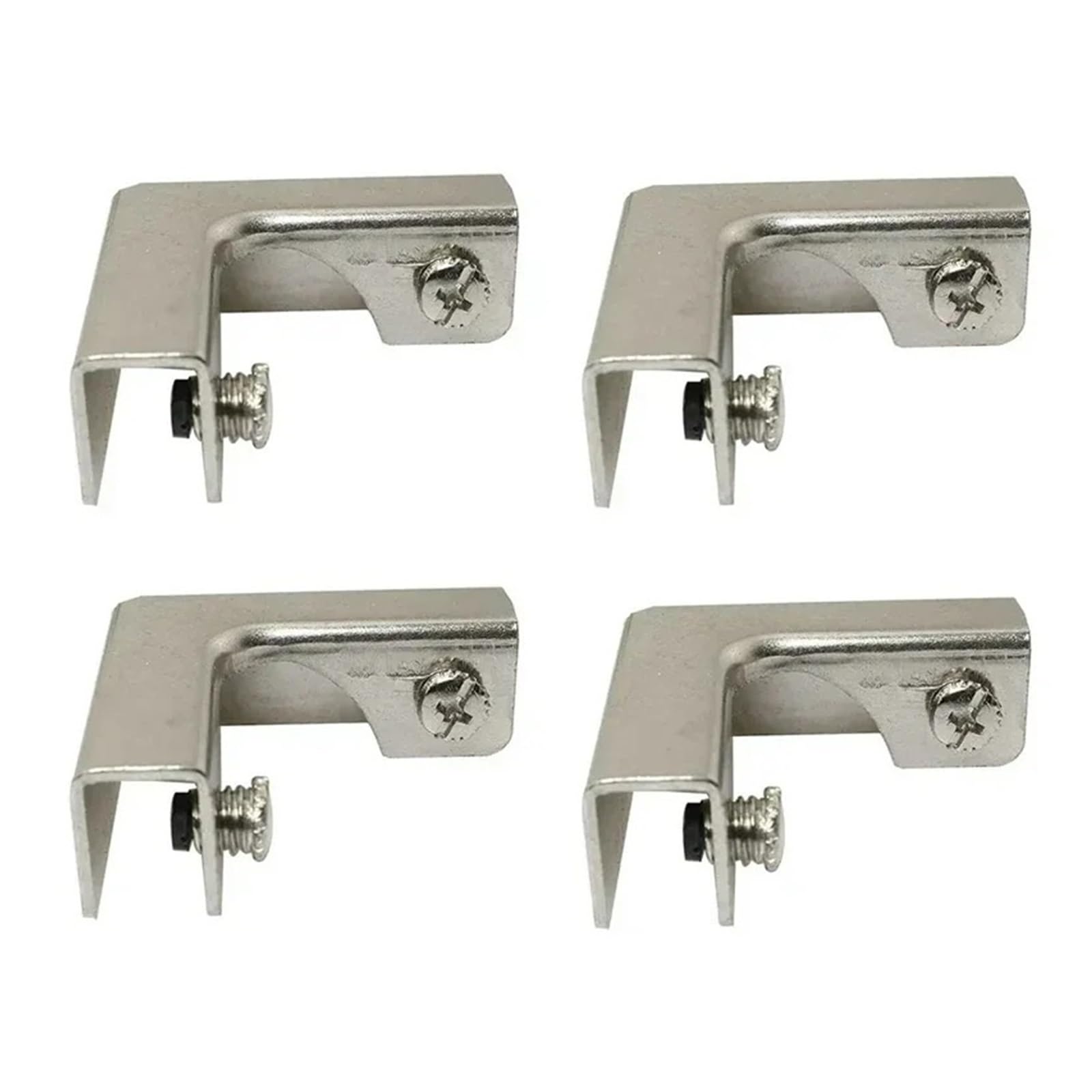 Glasbefestigungsclip, L-Typ, 6–10 Mm, Verbinder, 4 Stück