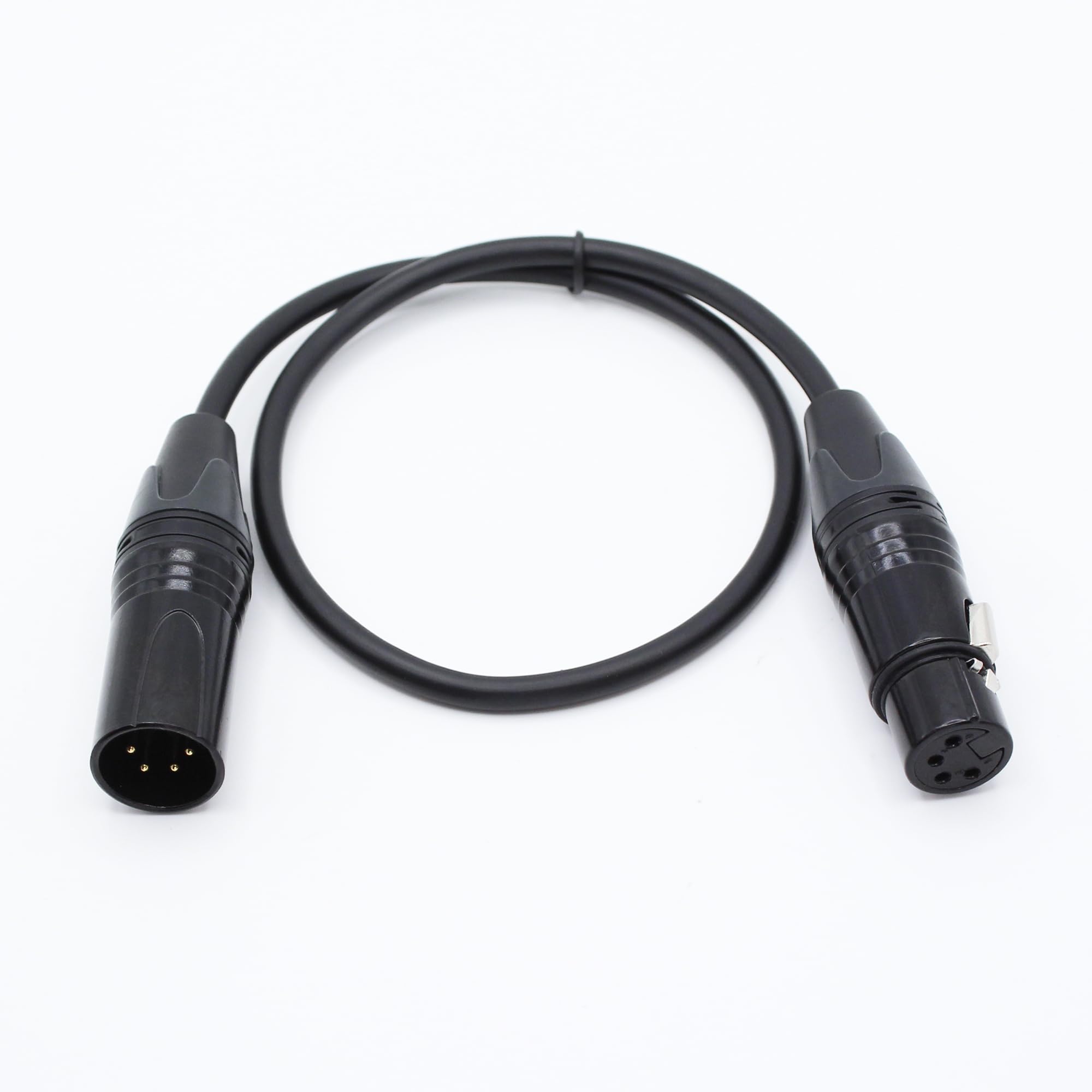 Amazon.co.jp: Xilaghy 4ピン XLR 延長パッチケーブル 1.6フィート XLR