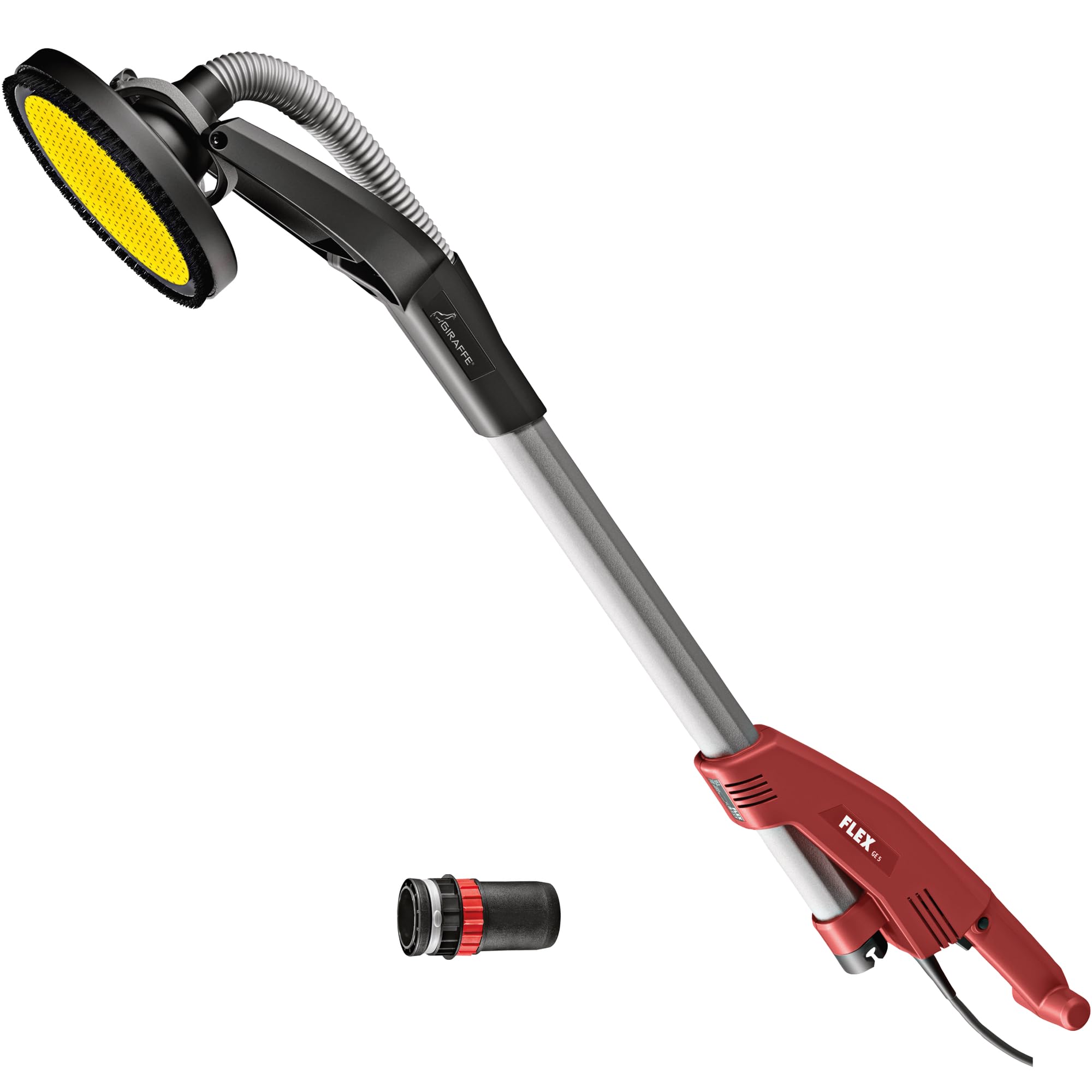 Flex Wand- / Deckenschleifer Giraffe GE5 ECO (Schleifmaschine 500 Watt, Schleifteller 225 mm, Werkzeufaufnahme Klett, Länge 1520 mm) 474835