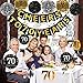 70th Birthday Party Decorations Pack - Cheers to 70 Years Banner,Poms, Sparkling Celebration 70 Hanging Swirls for 70 Years Old Party Supplies 70th Anniversary Decorations