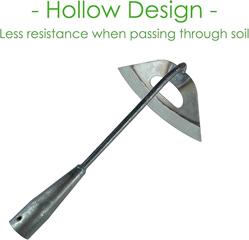 Miniatura 4 de 2 cabezas de azada de jardín grandes, azada de jardín afilada para deshierbe, herramienta de eliminación de malezas, herramienta de jardín de azada