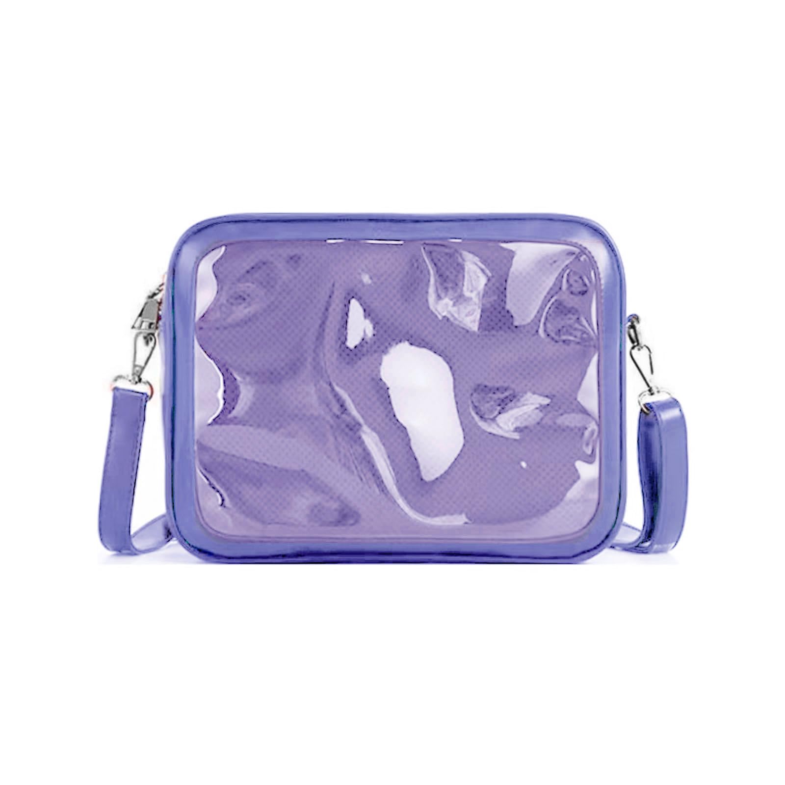 Kobeleen Women Ita Messenger Bag Ladies Japanese Style Shoulder Bag Girls Cute Transparent Crossbody Bag Student Uniform Bag