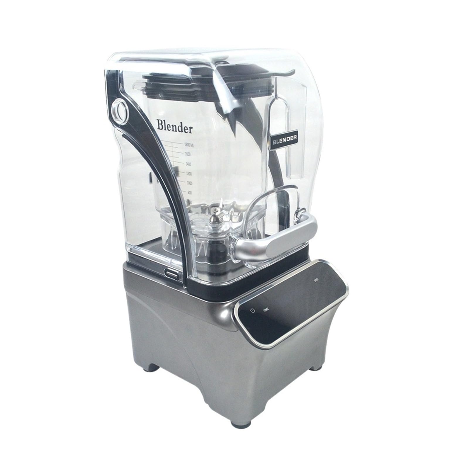 Komercyjny Robot Kuchenny Wall-Breaking Maker 1,8 L, Cichy Blender Do Owoców, Maszyny Slushie Z Kapturem Energiczne Mieszanie