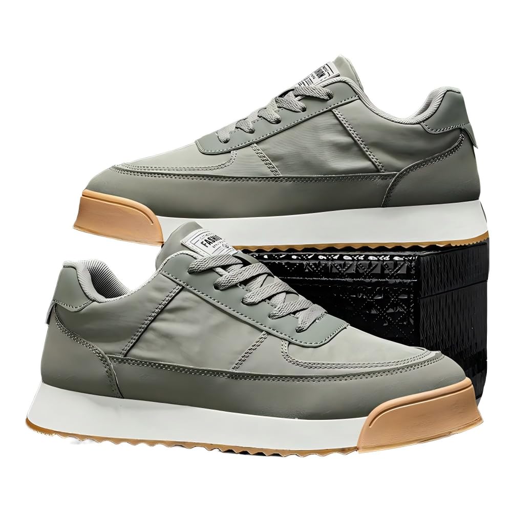 ZBDP Summer Breathable Casual Shoes Men Harajuku Style Sneaker Yellow Men's Sneakers Platform Walking Sports Shoes Men